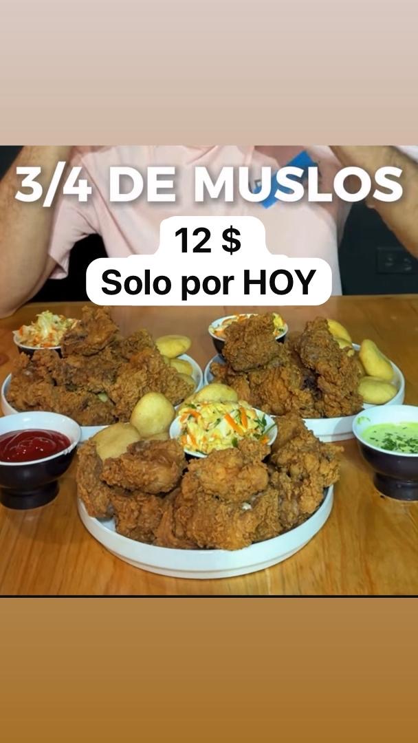 COMBO MUSLO BROASTER SIN PAPAS PROMOCION